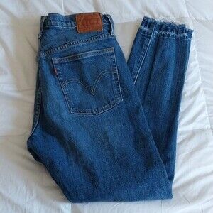 LEVI'S 501 Big E Blue Denim Pants Women's